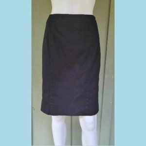ETCETERA Black Cotton Double Vent Skirt 4
